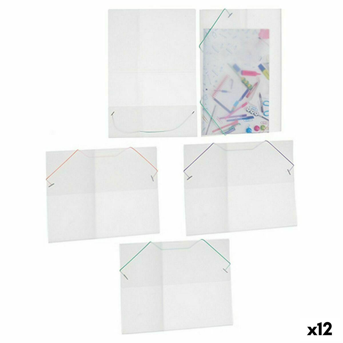 Dokumentmappe Gennemsigtig (1 x 26 x 35,5 cm) (12 enheder)