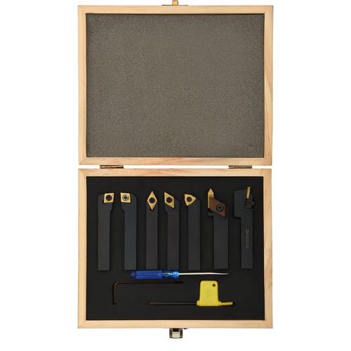 Drejeværktøjssæt 12 dele 12x12 mm 80 mm