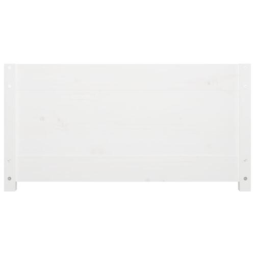 Daybed 80x200 cm massivt fyrretræ hvid