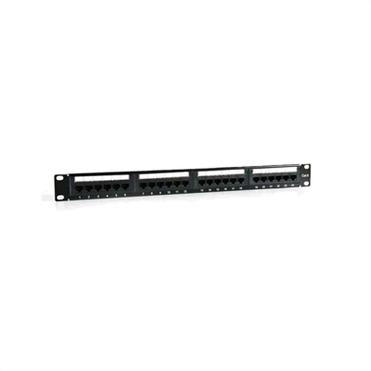 Patchpanel 24-port Cat6 UTP 19" - 2LAN