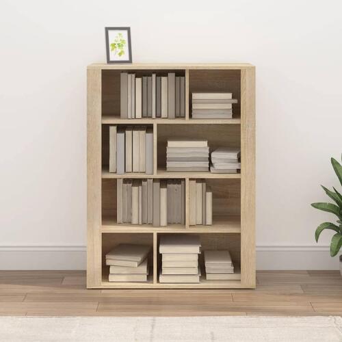 Skænk 80x30x106 cm konstrueret træ sonoma-eg