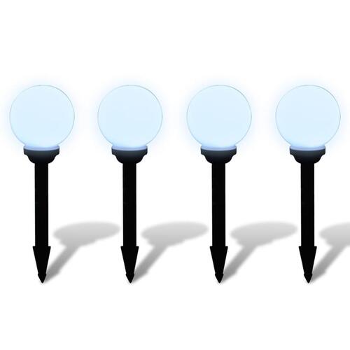 Udendørslamper 4 stk. LED 15 cm med jordspyd