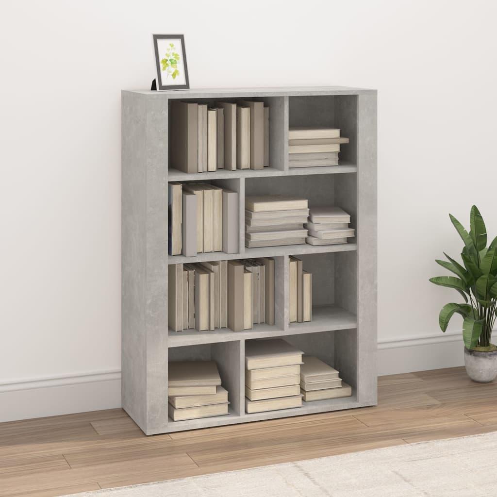 Skænk 80x30x106 cm konstrueret træ betongrå