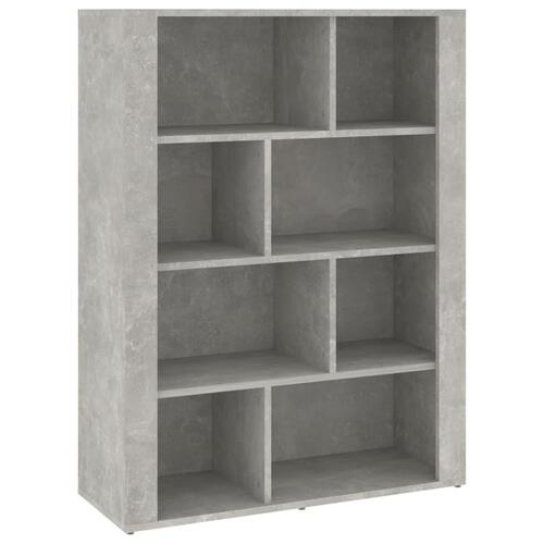 Skænk 80x30x106 cm konstrueret træ betongrå