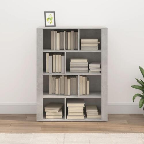 Skænk 80x30x106 cm konstrueret træ betongrå
