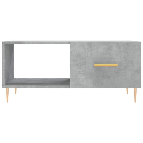 Sofabord 90x50x40 cm konstrueret træ betongrå