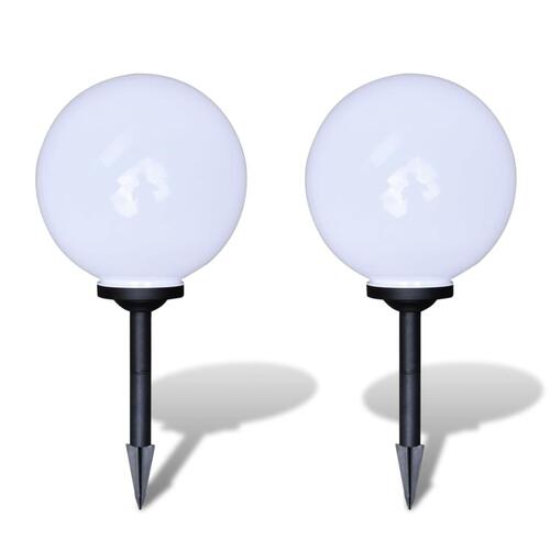 Udendørslamper 2 stk. LED 30 cm med jordspyd