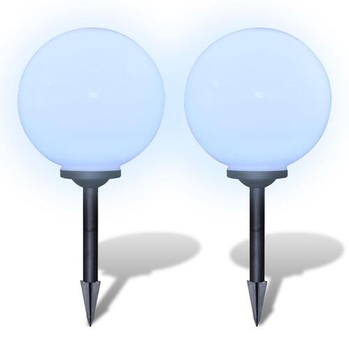 Udendørslamper 2 stk. LED 30 cm med jordspyd