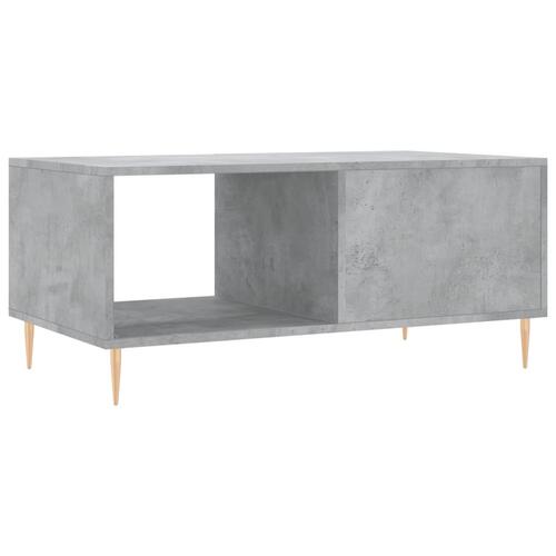 Sofabord 90x50x40 cm konstrueret træ betongrå