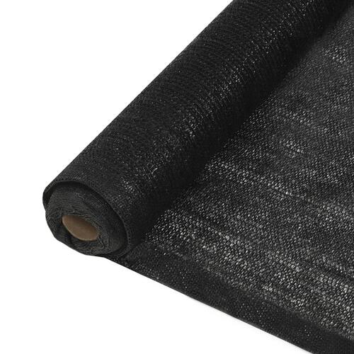 Afskærmning 1,5x50 m 150 g/m² HDPE sort