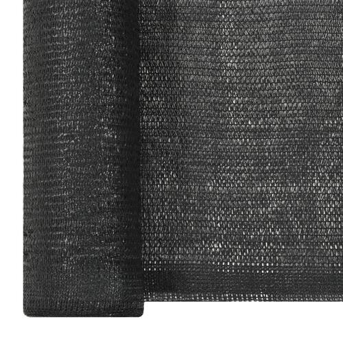 Afskærmning 1,5x50 m 150 g/m² HDPE sort