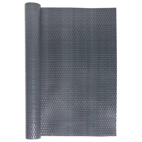 Altanafskærmning 400x80 cm polyrattan antracitgrå