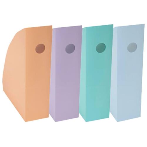Exacompta tidsskriftholdere 4 stk. Mag-Cube pastelfarver