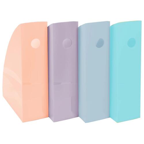 Exacompta tidsskriftholdere 4 stk. Mag-Cube pastelfarver