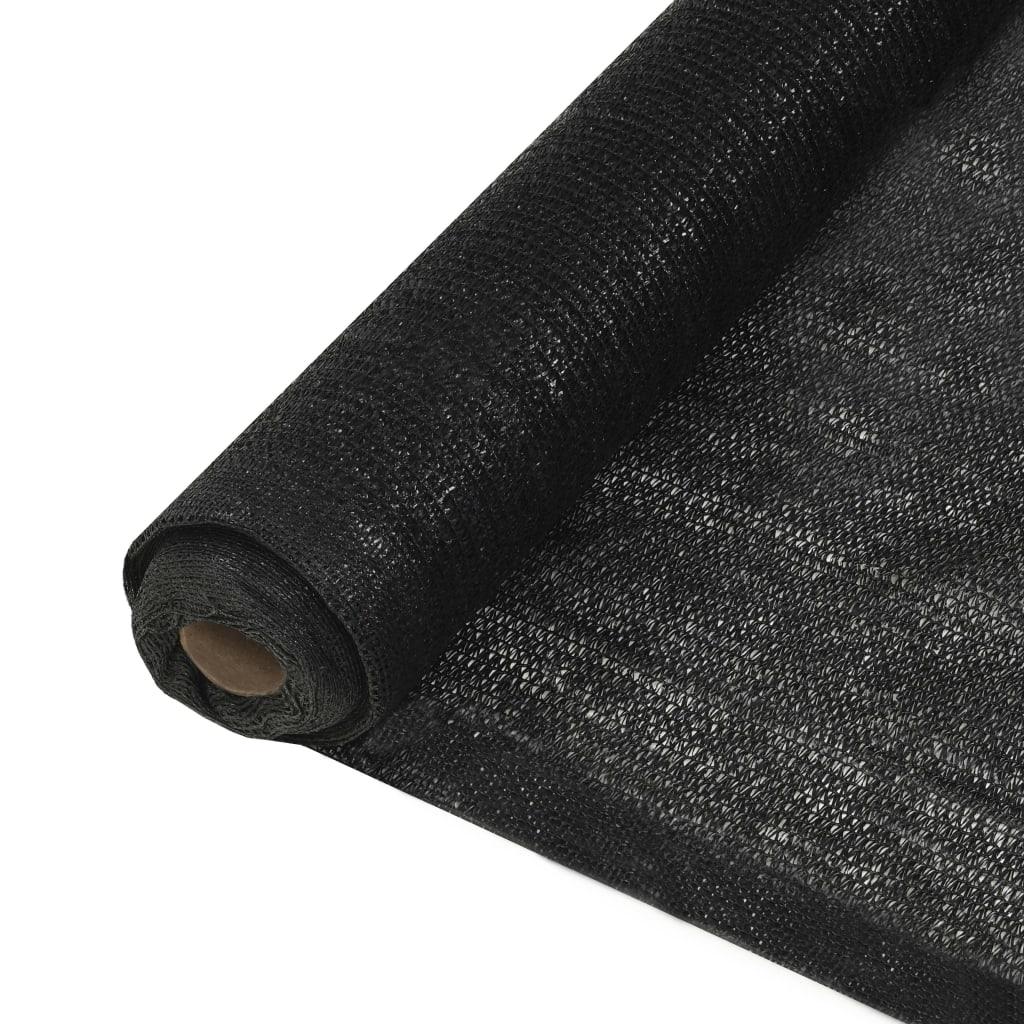 Afskærmning 1,5x10 m 150 g/m² HDPE sort