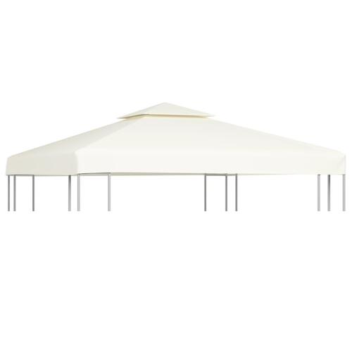 Baldakin til pavillon 3x3 m 310 g/m² cremehvid