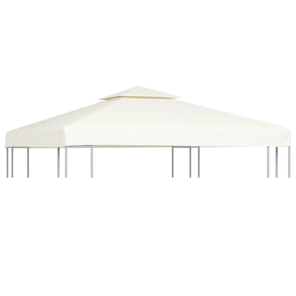 Baldakin til pavillon 3x3 m 310 g/m² cremehvid