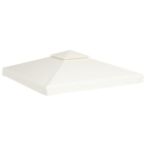 Baldakin til pavillon 3x3 m 310 g/m² cremehvid