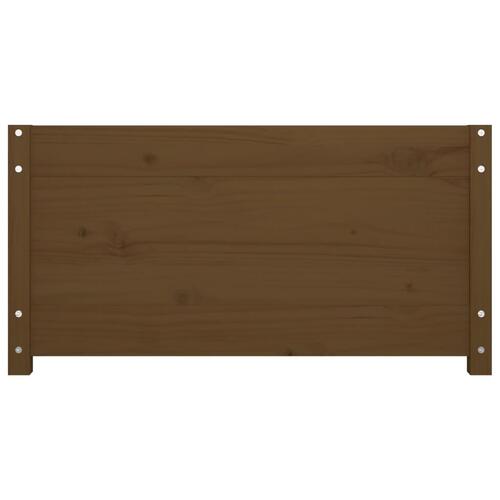Daybed gyldenbrun 75x190 cm lille enkelt massivt træ fyr