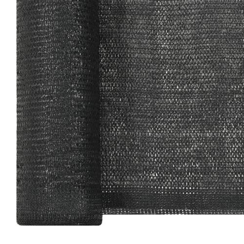 Afskærmning 2x25 m 150 g/m² HDPE sort