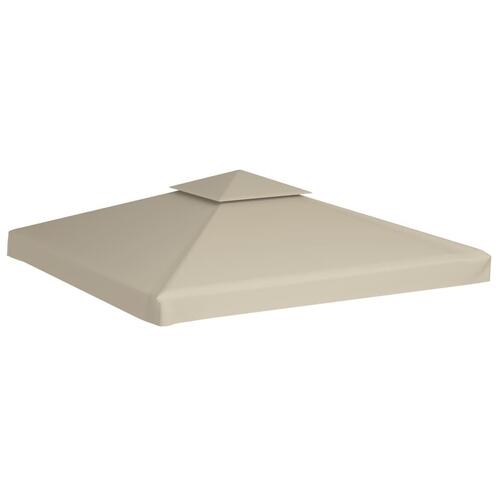 Baldakin til havepavillon 3x3 m 310 g/m² beige