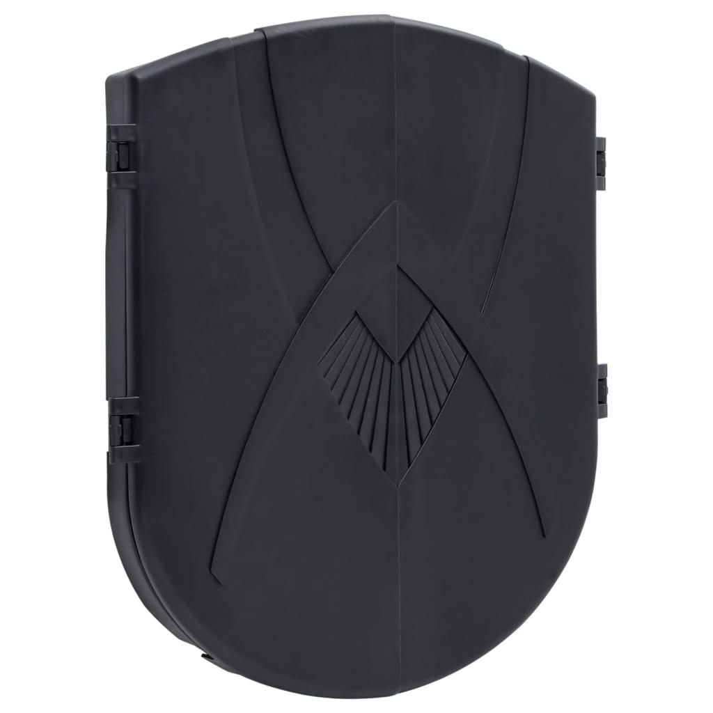 Elektronisk dartskive med dartpile polypropylen sort billede