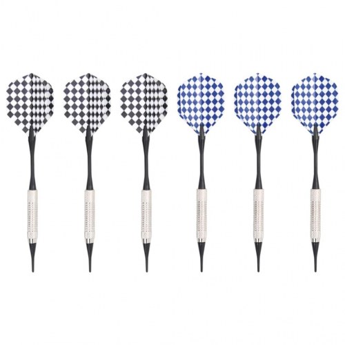 Elektronisk dartskive med dartpile - sort