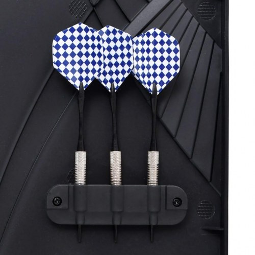 Elektronisk dartskive med dartpile - sort