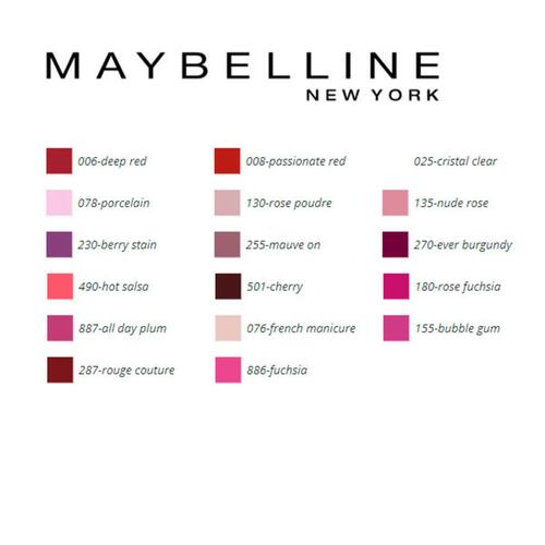 neglelak Forever Strong Maybelline 078 - porcelain