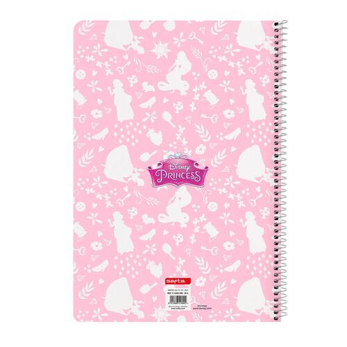 Notesbog Disney Princess Magical Beige Pink A4 80 Ark