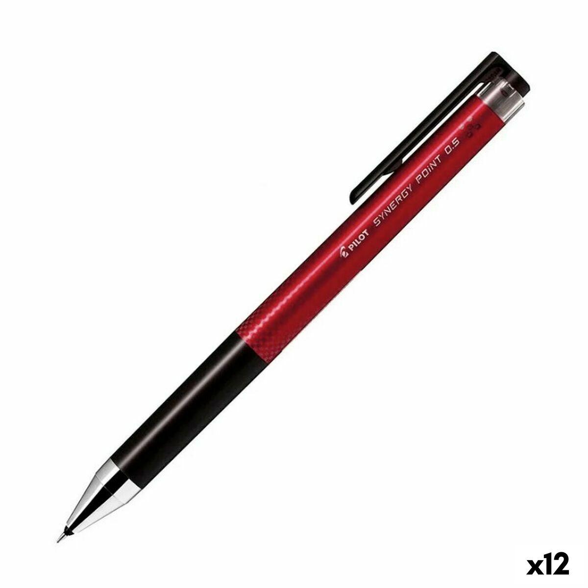 Pilot Synergy Point gelpen rød 0,5 mm - 12 stk.