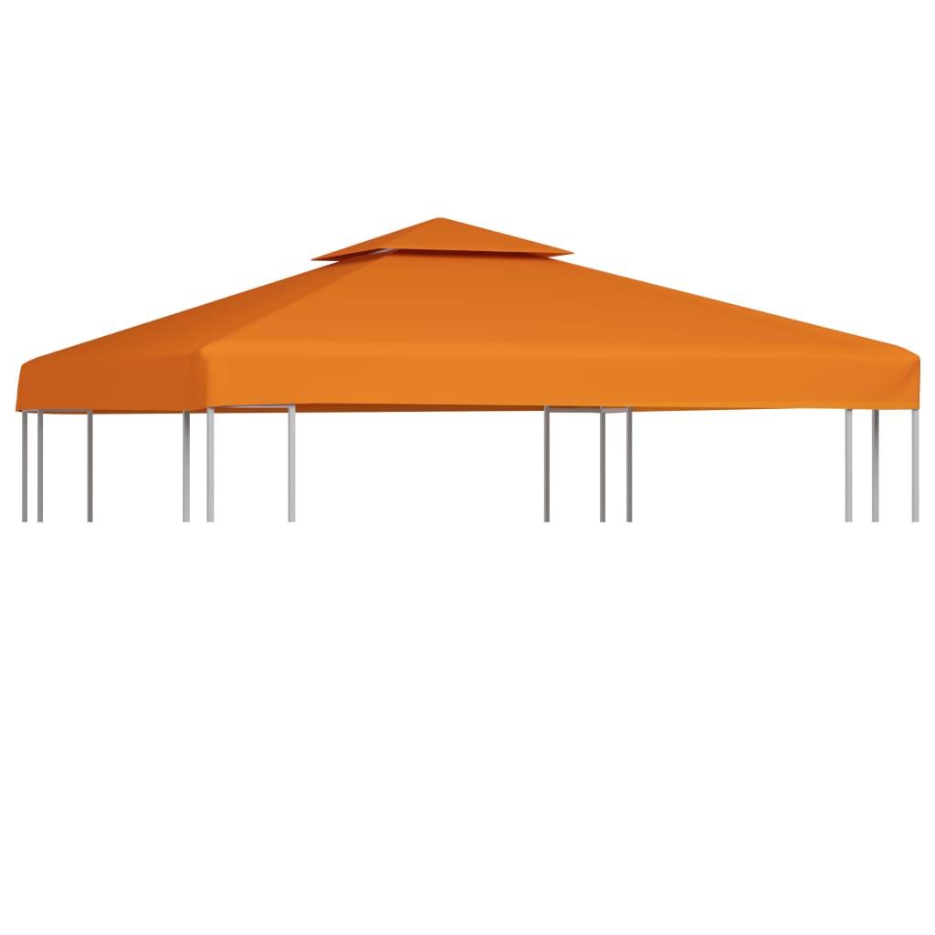 Baldakin til havepavillon 3x3 m 310 g/m² orange