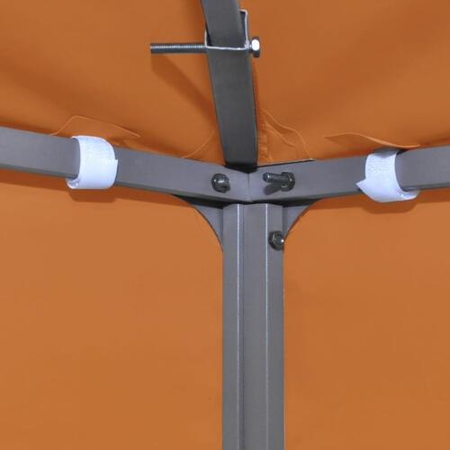 Baldakin til havepavillon 3x3 m 310 g/m² orange