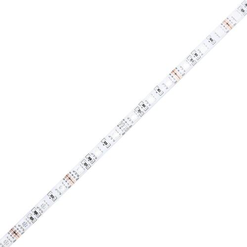 Sengebord med LED-lys 40x39x48,5 cm hvid