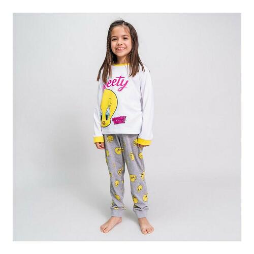 Nattøj Børns Looney Tunes Hvid 3 år