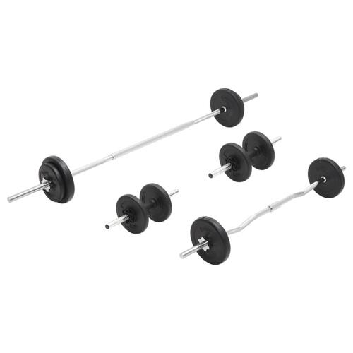 Vægtstangssæt med håndvægte 30 kg