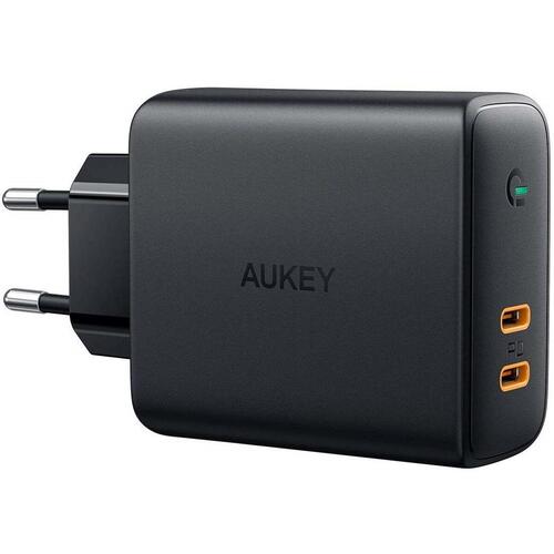 Vægoplader Aukey PA-D5 Sort
