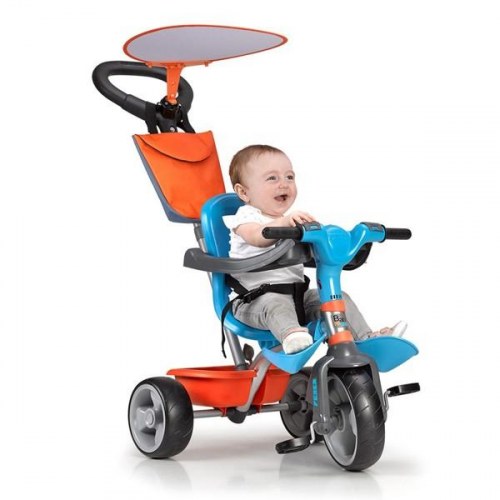 Trehjulet cykel Feber Baby Plus Music - blå/orange
