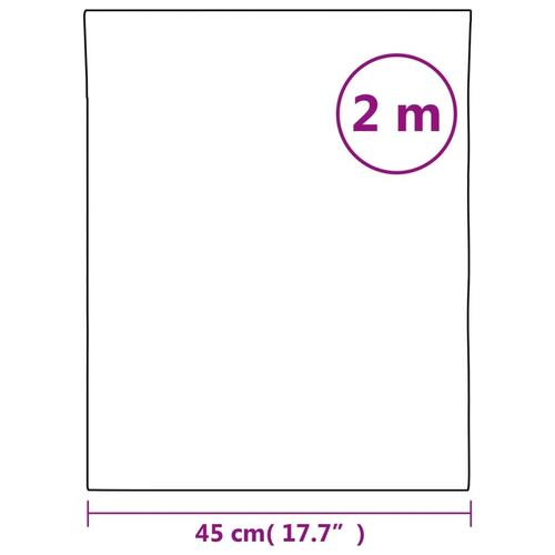 Spejlfolie 2 stk. 45x200 cm selvklæbende PET