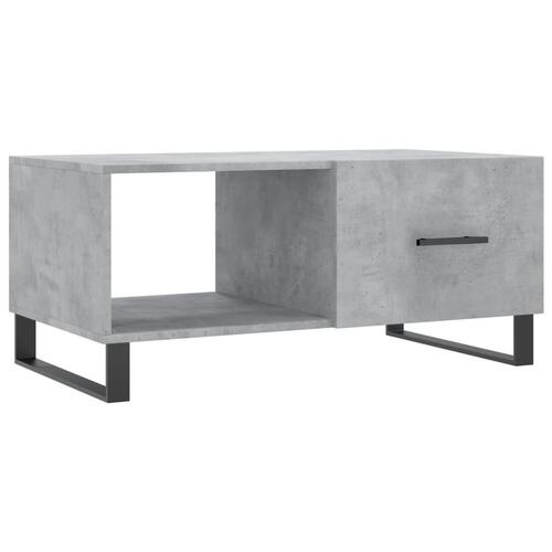 Sofabord 90x50x40 cm konstrueret træ betongrå