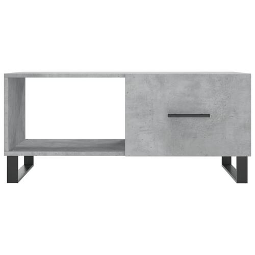Sofabord 90x50x40 cm konstrueret træ betongrå