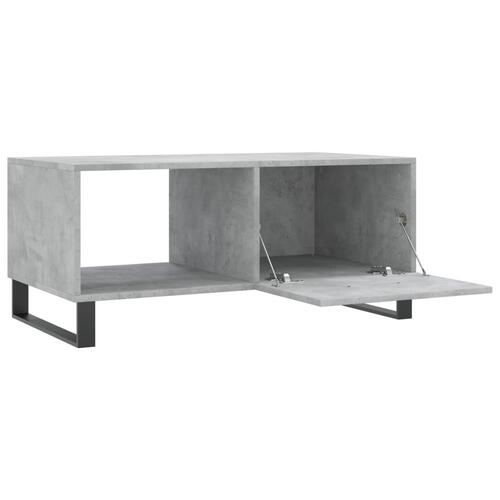 Sofabord 90x50x40 cm konstrueret træ betongrå