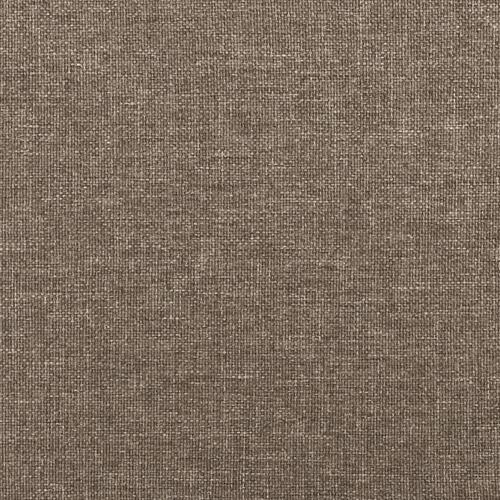 Sengeramme 160x200 cm stof gråbrun