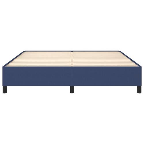 Sengeramme uden madras 160x200 cm stof blå