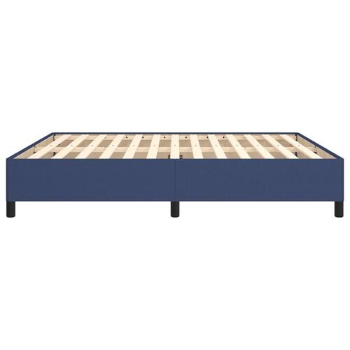 Sengeramme uden madras 160x200 cm stof blå