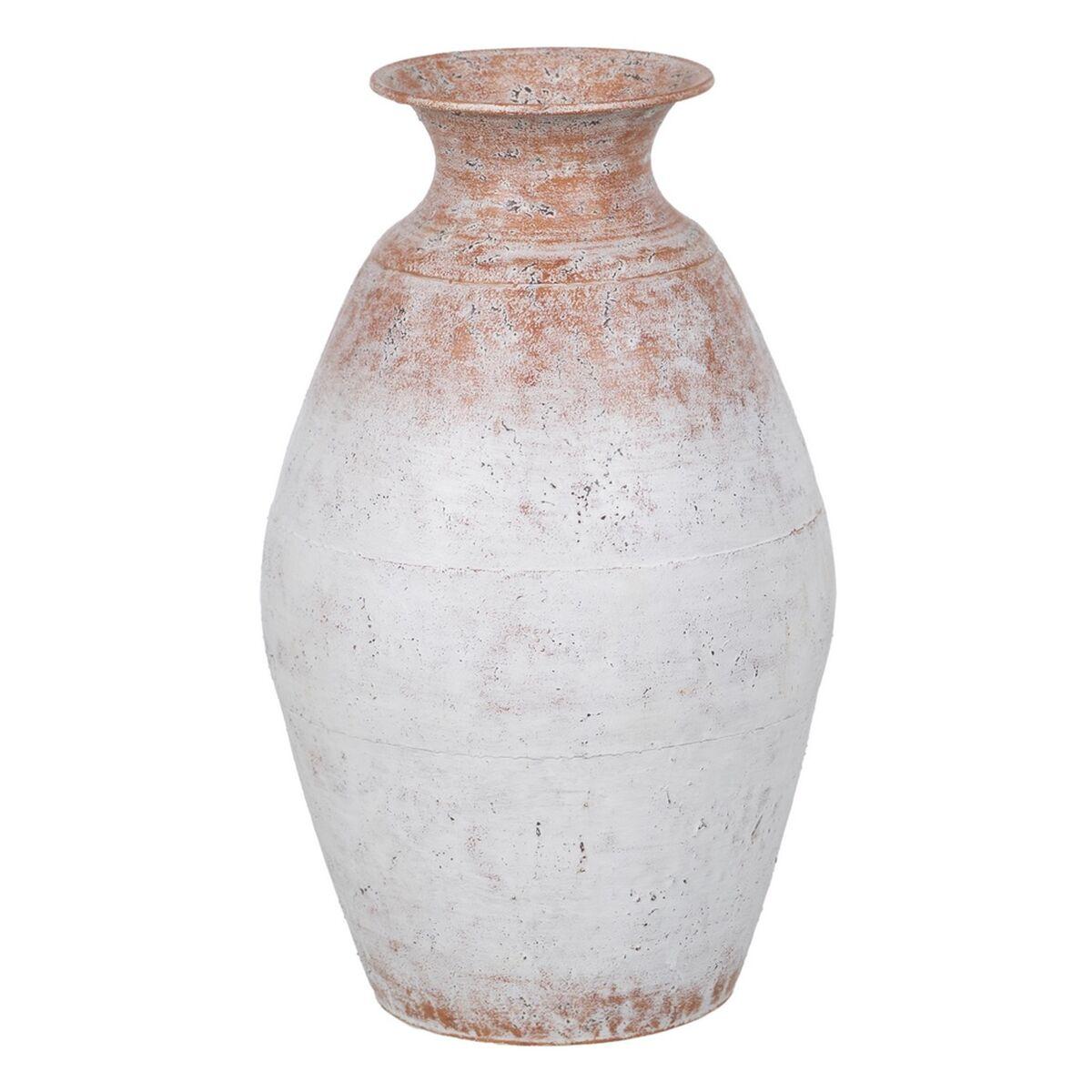 Vase Hvid Jern 28 x 28 x 45,5 cm