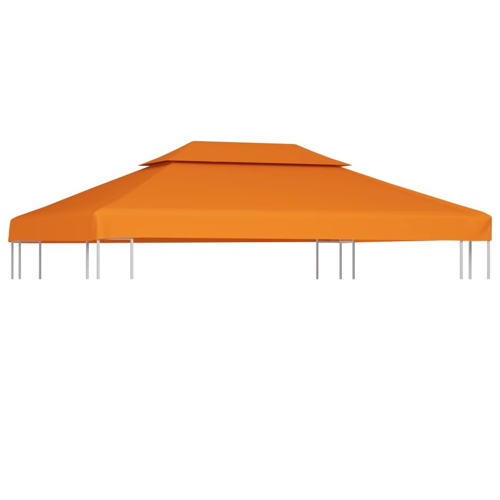 Baldakin til havepavillon 3x4 m 310 g/m² orange
