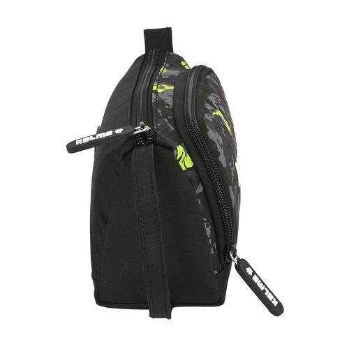 Penalhus med Tilbehør Kelme Jungle Sort Grå Lime 20 x 11 x 8.5 cm (32 Dele)