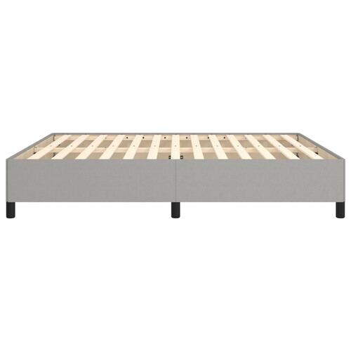 Sengeramme uden madras 180x200 cm stof lysegrå