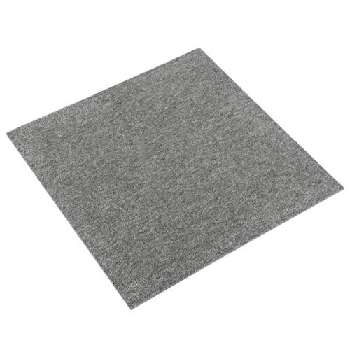 Tæppefliser 20 stk. 5 m² 50x50 cm grå